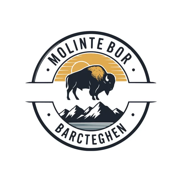 Dağ simgesinin vektör çizimi