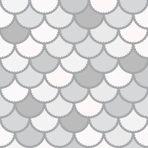 Modèle Sirène Vectorielle Sans Couture Comme Fond Magique Échelle Poisson — Image vectorielle