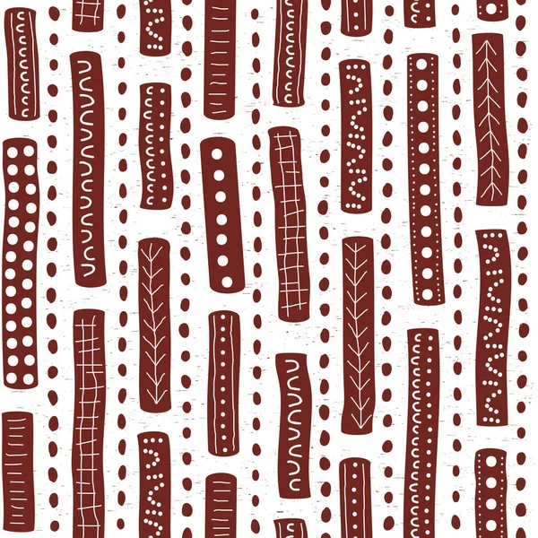 Motif Aborigène Sans Couture Vectoriel Compris Motif Australien Ethnique Avec — Image vectorielle