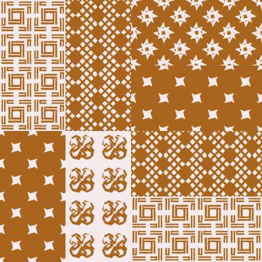 Soyut indigo shibori pürüzsüz vektör deseni ve ikat mozaiğinin izi