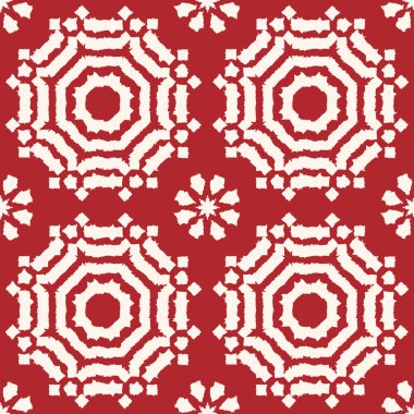 Özet Shibori mozaik mozaik izli kusursuz vektör deseni