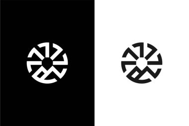 Modern dağ güneş logosu konsept vektör simgesi