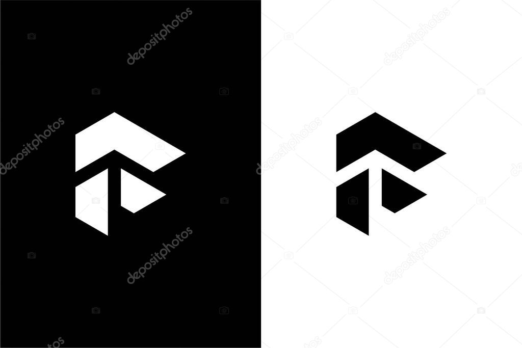 Modern and dynamic logo combines the letter F with an upward-pointing arrow. Its bold, geometric design represents growth, progress, and forward momentum, making it perfect for finance, consulting