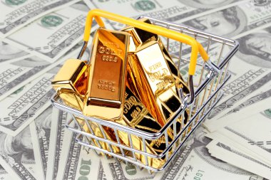 6 Altın Bar 1 kg sarı sepeti alışveriş, banka dekontunda tempolu Süpermarket için işaretle