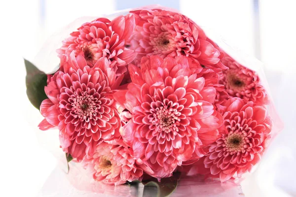 Colorful Pink Rose Flowers Bouquet Combination Selective Focu — Stock Photo, Image