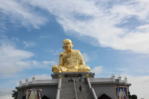 Rayong Thajsko Května 2017 Vyfotit Krásný Buddish Obrázek Volání Luang — Stock fotografie