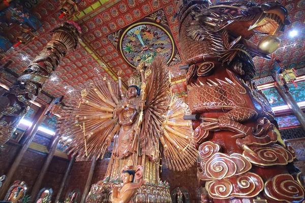 Tailandia Enero 2019 Tomar Una Foto Grande Guan Yin Bodhisattva — Foto de Stock