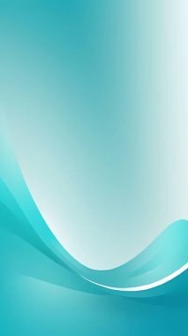 Mavi ve beyaz renklerin ve akan dalgaların gradyanı ile soyut bir dijital arkaplan.