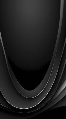 Siyah eğimli şekiller ve beyaz renklerle soyut arkaplan.