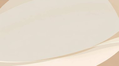 Bej ve beyaz tonlarda kıvrımlı çizgiler içeren minimalist soyut bir arkaplan.