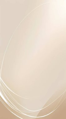 Yumuşak bej bir gradyan üzerinde eğri beyaz çizgiler içeren minimalist soyut bir arkaplan.