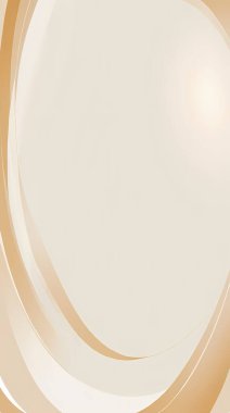 Eğri çizgilerle soyut ve sıcak bronzlaşmış bir arkaplan içeren minimalist dijital bir illüstrasyon.