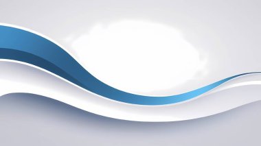 Gri gradyan arkaplan üzerinde düz mavi ve beyaz eğimli çizgiler içeren dijital olarak soyut bir arkaplan oluşturuldu.