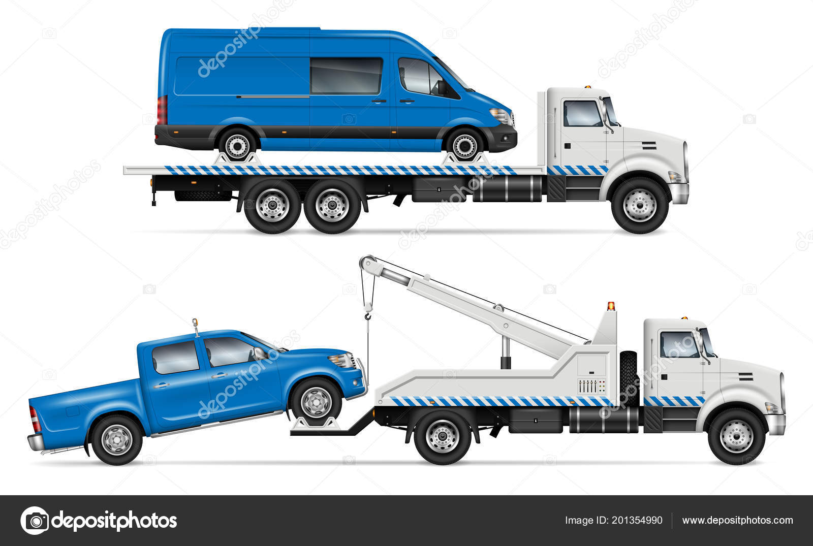 Realistic Tow Truck Vector Mockup Isolated Template Breakdown For towing service agreement template Realistic Tow Truck Vector Mockup Isolated Template Breakdown For towing service agreement template