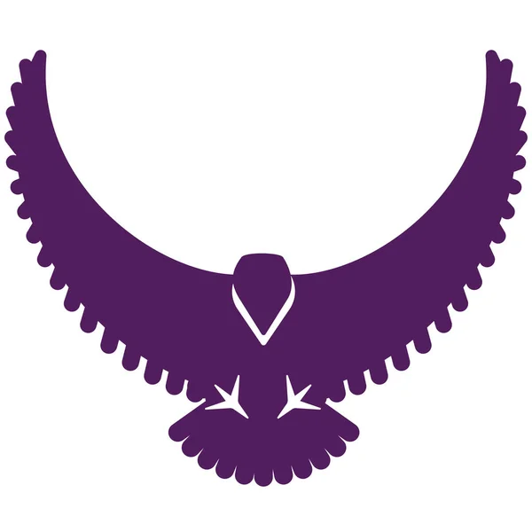Птица Распростертыми Крыльями — стоковый вектор