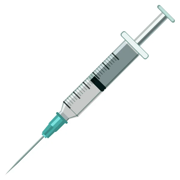 Dispositivo Aplicação Injector Seringa —  Vetores de Stock