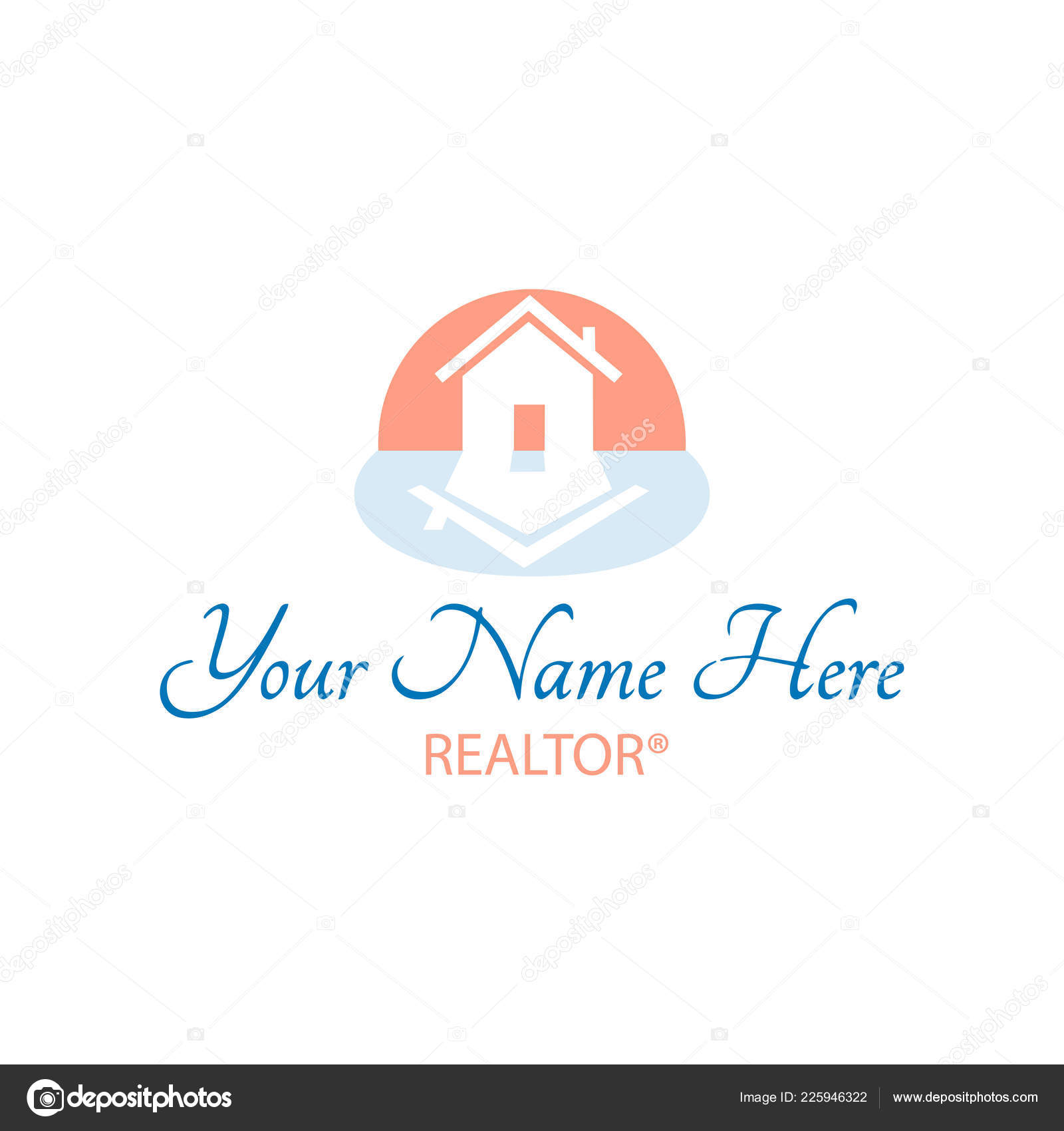 house realtor graphic symbol stock vector aroderick realtor symbol