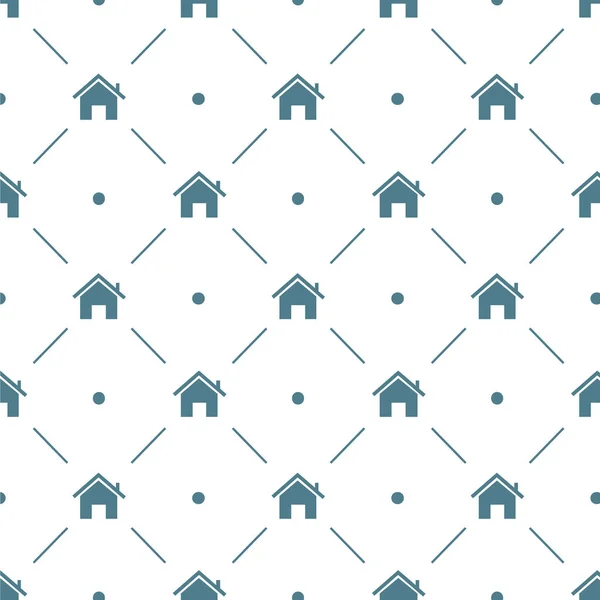 Conception Graphique Motif Maison — Image vectorielle