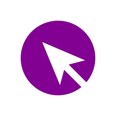 bir daire grafiği içindeki ok