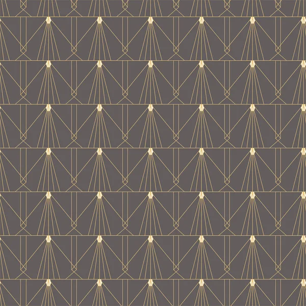 Patterm Graphique Sur Éventail Hexagonal Gris — Image vectorielle