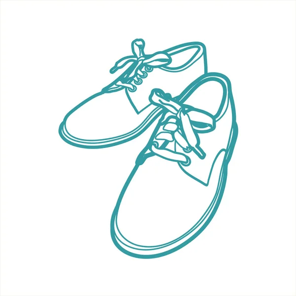 Удобная повседневная рабочая обувь — стоковый вектор
