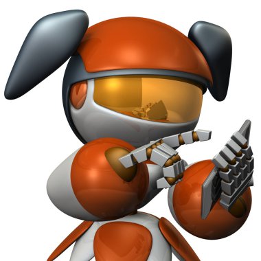 Şirin bir robot Sns. 3d render ile haber yayılıyor