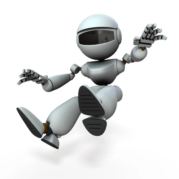 Sürprizler ve geri hamle bir yapay zeka robotu. 