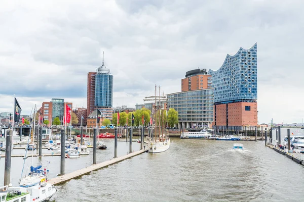 Elbphilharmonie Concert Hall Hafencity Quarter Hamburg Germany Grasbrook Peninsula Elbe — Stock Photo, Image