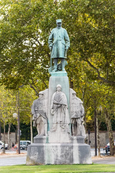 Statue Marie Emile Fayolle Près Des Invalides Maréchal France 1852 — Photo