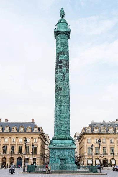 Vendome Sloupec Který Byl Zahájen Roce 1806 Napoleonův Směr Dokončen — Stock fotografie