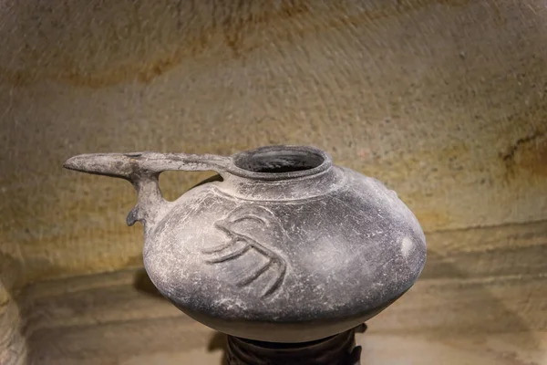 Turco Vasos Cerâmicos Tradicionais Frascos Cerâmica Subterrânea Museu Localizado Avanos — Fotografia de Stock