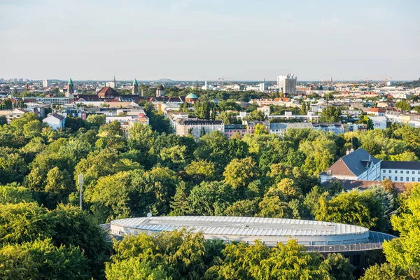 Panoramisch Uitzicht Berlijn Uitzicht Vanaf Top Van Berlijnse Victory Column — Stockfoto