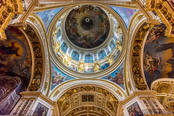 Sisätilat Saint Isaacs Katedraali Tai Isaakievskiy Sobor Yksi Tärkeimmistä Uusklassisia — kuvapankkivalokuva