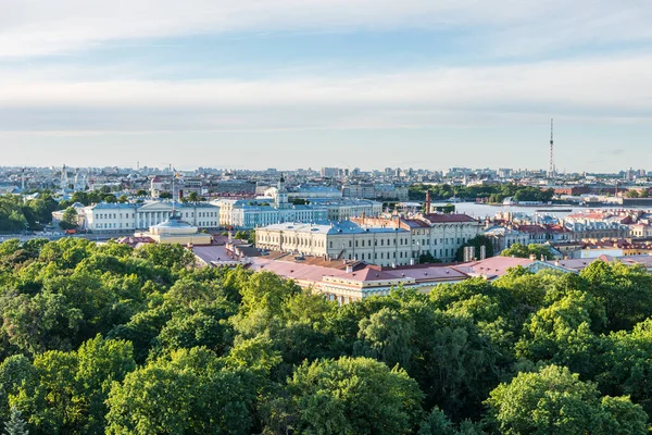 Paisaje Urbano Del Casco Antiguo San Petersburgo Vista Aérea Desde — Foto de Stock