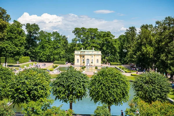 Historische Gebäude Innerhalb Des Katharinenpalastes Eines Rokokopalastes Der Sommerresidenz Der — Stockfoto