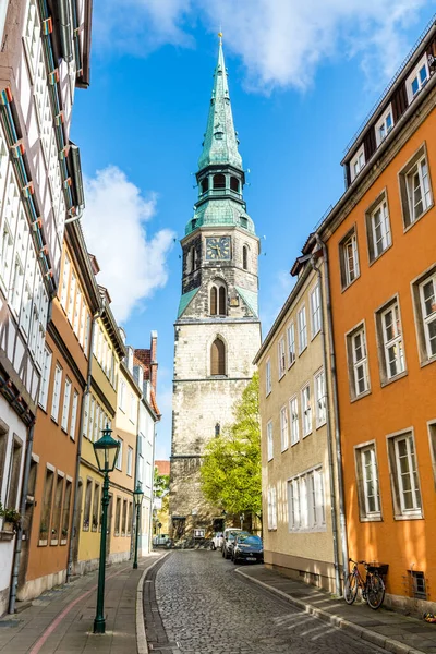 Die Kreuzkirche Kyrkan Gotisk Stil Byggnad Hannover Tyskland — Stockfoto