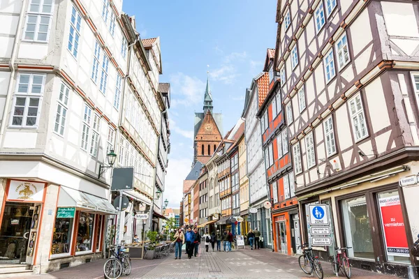 Bell Tower Market Church Old Town Hannover Germany — Stock Photo, Image