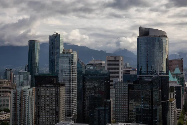 Vancouver Britisch Columbia Canada Mai 2018 Luftpanoramabild Von Geschäftsgebäuden Der — Stockfoto