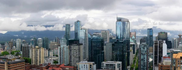 Vancouver Britská Kolumbie Kanada Května 2018 Letecký Panoramatický Pohled Centrum — Stock fotografie