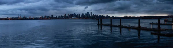 Vancouver Columbia Britannica Canada Marzo 2018 Vista Panoramica Del Lonsdale — Foto Stock