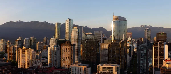 Vancouver Britisch Columbia Canada Mai 2018 Luftpanorama Der Schönen Modernen — Stockfoto