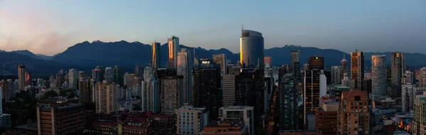Vancouver Colúmbia Britânica Canadá Maio 2018 Panorama Aéreo Bela Cidade — Fotografia de Stock
