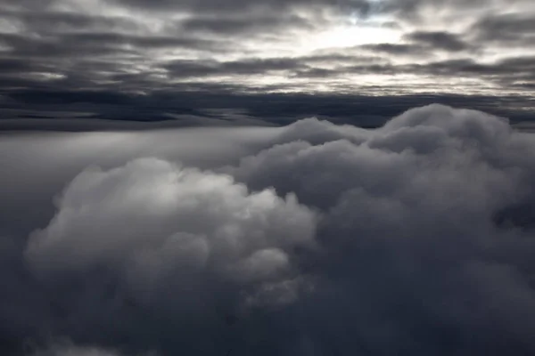 Bulutlar Hava Doğa Manzarası Vancouver British Columbia Kanada Kuzeyindeki Alınan — Stok fotoğraf
