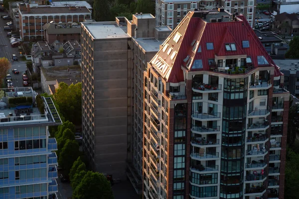 Vancouver British Columbia Kanada Mayıs 2018 Konut Yüksek Artış Downtown — Stok fotoğraf