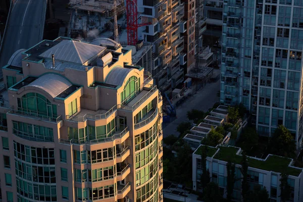 Vancouver Britisch Columbia Canada Mai 2018 Luftaufnahme Eines Wohnhochhauses Der — Stockfoto