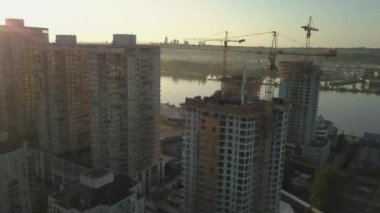 Vancouver Downtown, British Columbia, Kanada İngilizce Bay plajda havadan görünümü