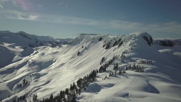 Beautiful Dramatic Sunset Rugged Canadian Landscape Taken Squamish North Vancouver — Stock Video