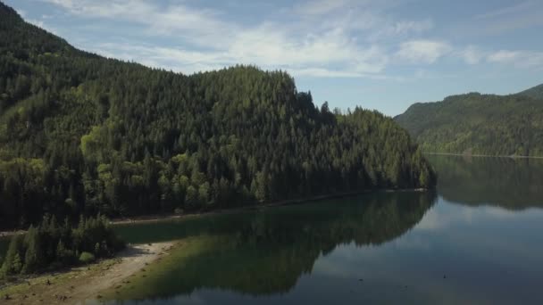 Όμορφη Μέρα Χρόνος Grouse Mountain Πόλη Βανκούβερ Στο Παρασκήνιο Εικόνα — Αρχείο Βίντεο