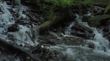 Havadan görünümü gelin Veil Falls. Alınan Chilliwack, East of Vancouver, Bc, Kanada.