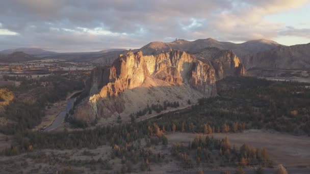 Widok Lotu Ptaka Coulee Francuz Vantage Washington Stany Zjednoczone Ameryki — Wideo stockowe